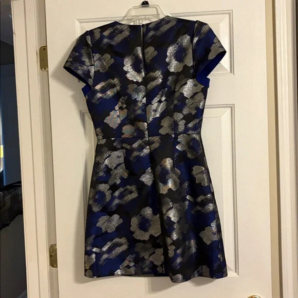 Milly Atalie Brush Metallic Floral Dress - Picture 5 of 5